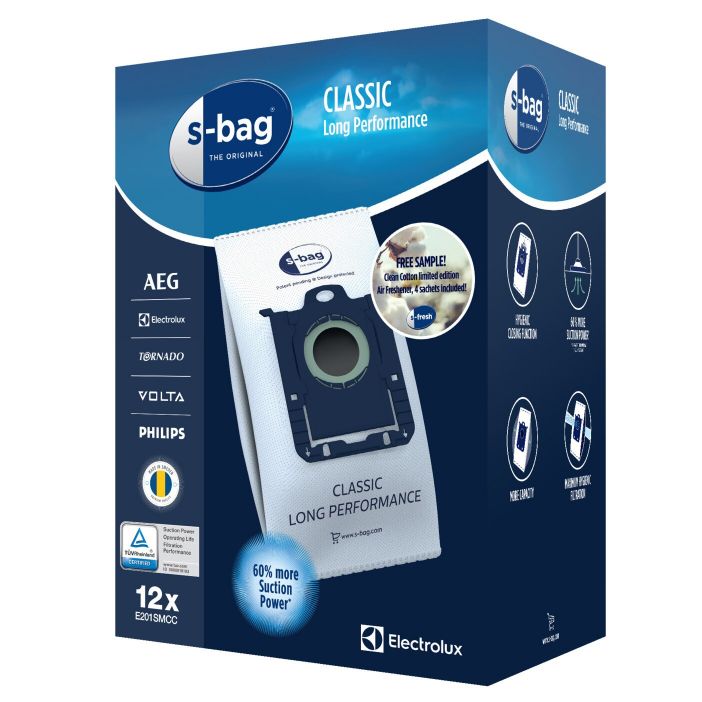 მტვერსასრუტის ტომარა Electrolux E201SMCC ერთჯერადი