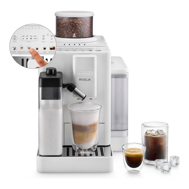ესპრესოს ავტომატური ყავის აპარატი DeLonghi Rivelia Start EXAM420.55.WXL