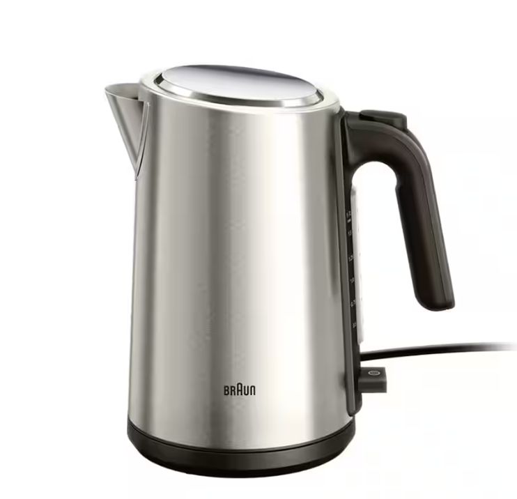 ჩაიდანი BRAUN WK5200BK ელექტრო 1.7 ლ მეტალი